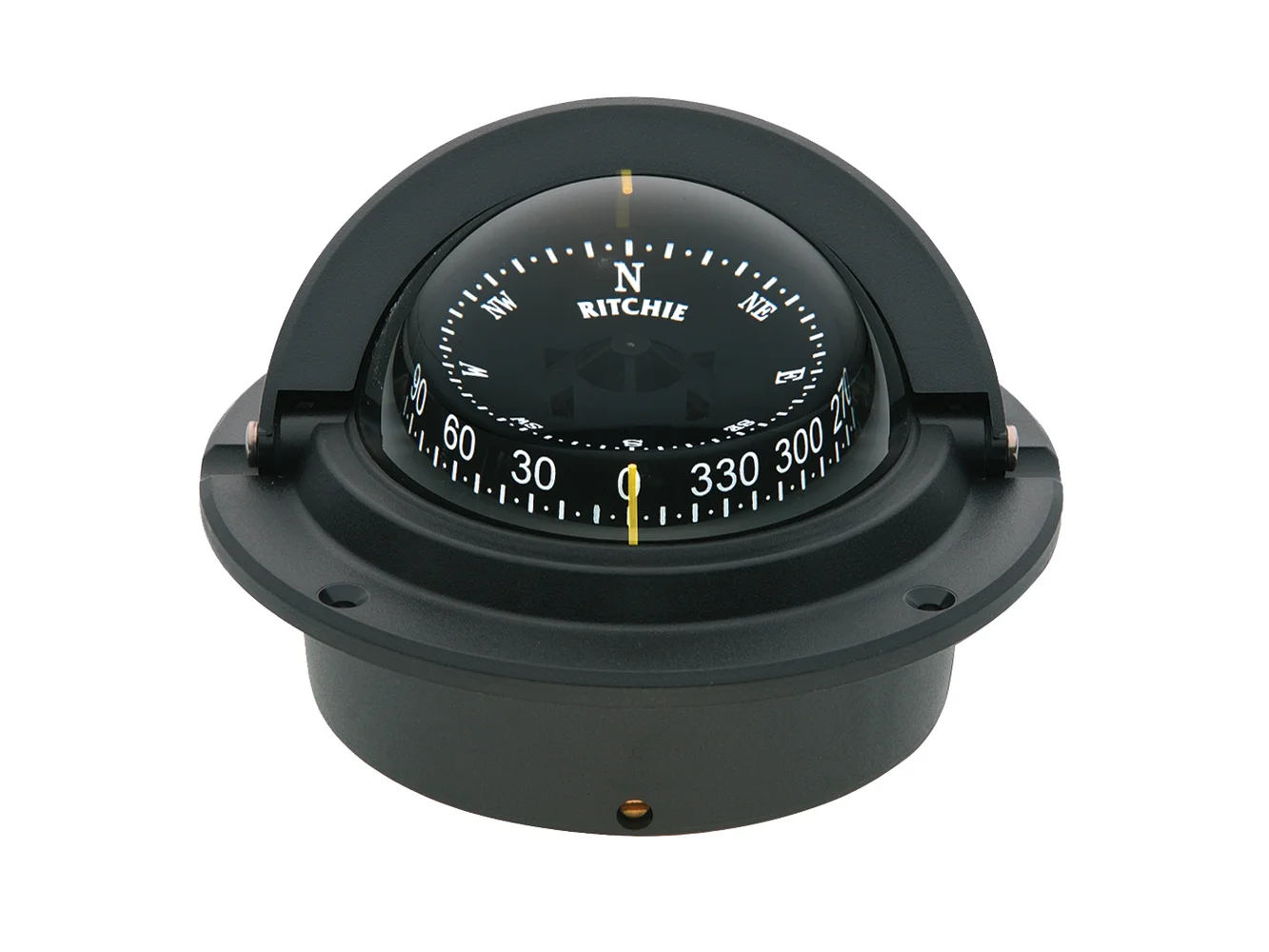 Ritchie F-83 Voyager Compass - Flush Mount - Black