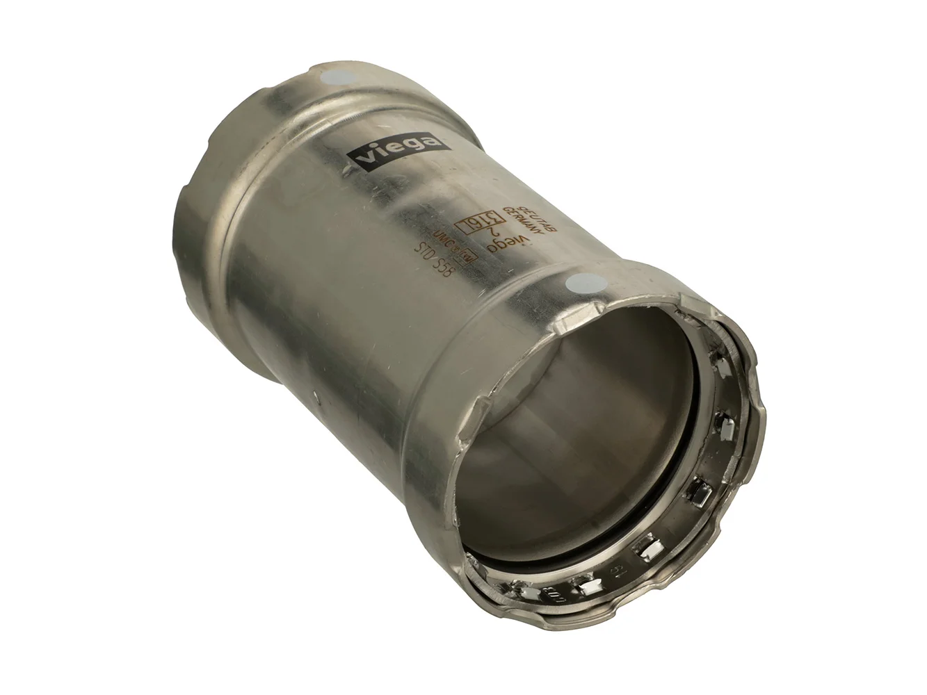 Viega MegaPress 316 FKM 1-1/4" Slip Coupling w/o Stop