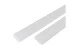 SeaDek Cockpit Coaming Bolster Set (2) - 4" x 39" & 20mm Thick - White w/Brushed Texture