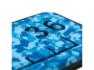 SeaDek 36” Routed Ruler - 6mm - Brushed Texture - Aqua Camo/Black
