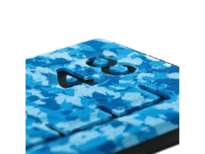 SeaDek 48” Routed Ruler - 6mm - Brushed Texture - Aqua Camo/Black