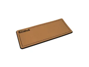 SeaDek 14” x 36" 20mm Dual Density Small Helm Pad w/SeaDek Logo - Brushed Texture - Mocha/Black (355.6mm x 914.4mm x 20mm)