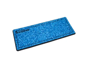 SeaDek 16” x 39" 20mm Dual Density Large Helm Pad w/SeaDek Logo - Brushed Texture - Aqua Camo/Black (406.4mm x 990.6mm x 20mm)