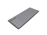 SeaDek 16” x 39" 20mm Dual Density Large Teak Helm Pad w/SeaDek Logo - Brushed Texture - Storm Gray/Black (406.4mm x 990.6mm x 20mm)