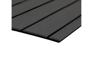SeaDek 40" x 80" 6mm Teak Full Sheet - Brushed Texture - Dark Grey/Black (1016mm x 2032mm x 6mm)