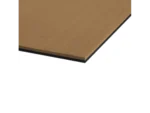 SeaDek 40" x 80" 6mm Two Color Full Sheet - Brushed Texture - Mocha/Black (1016mm x 2032mm x 6mm)