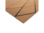 SeaDek 40" x 80" 6mm Two Color Diamond Full Sheet - Brushed Texture - Mocha/Black (1016mm x 2032mm x 6mm)