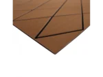 SeaDek 40" x 80" 6mm Two Color Diamond Full Sheet - Brushed Texture - Brown/Black (1016mm x 2032mm x 6mm)