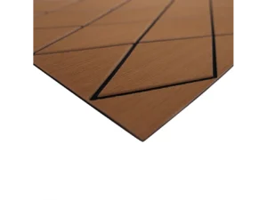 SeaDek 40" x 80" 6mm Two Color Diamond Full Sheet - Brushed Texture - Brown/Black (1016mm x 2032mm x 6mm)