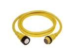 Marinco 50 AMP 125V Shore Power Cable - 75' - Yellow