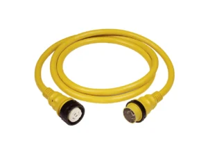 Marinco 50 AMP 125V Shore Power Cable - 75' - Yellow