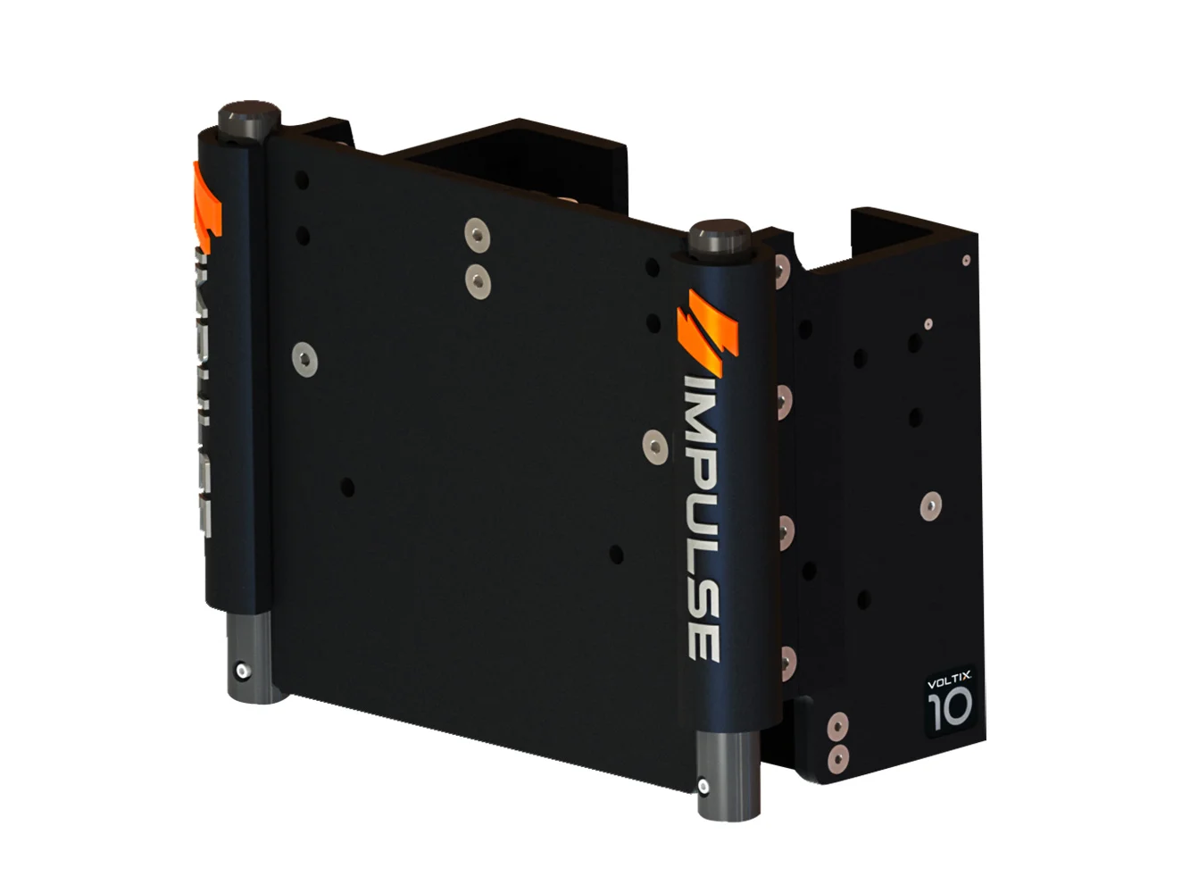 IMPULSE 10" Set Back Electric Jack Plate w/Standard Control - Black Anodize