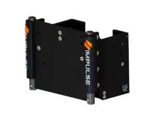 IMPULSE 12" Set Back Electric Jack Plate w/Standard Control - Black Anodize