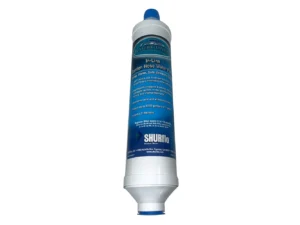 Shurflo by Pentair Quad-Stage Bacteriostatic KDF/Carbon In-Line City Water Entry Filter w/Garden Hose Ends