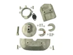 Performance Metals Mercruiser Alpha 1 Gen 2 Complete Anode Kit - Aluminum