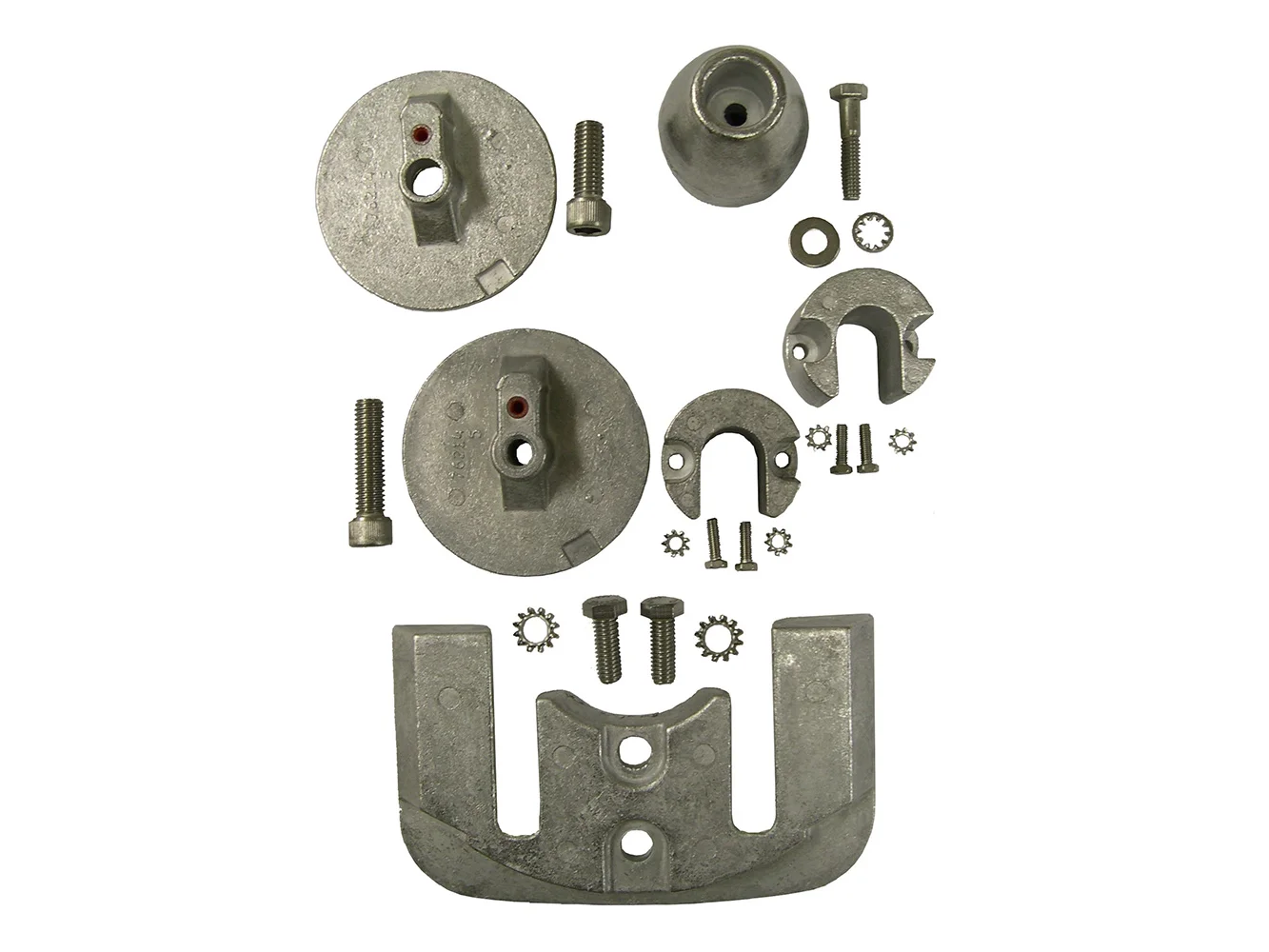 Performance Metals Mercruiser Bravo 3 (2004 & Later) Complete Anode Kit - Aluminum