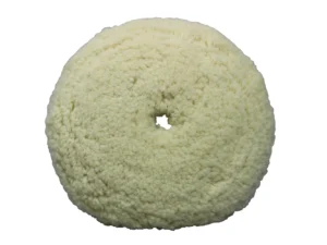 Presta White Wool Aggressive Cutting Pad - 9"