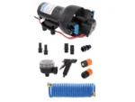 Jabsco HotShot HD5 Heavy Duty Washdown Pump Kit w/25' HoseCoil - 12V - 5GPM - 70PSI