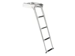 Whitecap 304 Stainless Steel 4-Step Sliding Under Platform Ladder