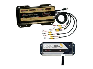 Dual Pro SS4 4 Bank Battery Charger w/3 Bank B.O.S.
