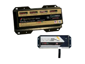 Dual Pro SS4 Auto 4 Bank Battery Charger w/3 Bank B.O.S.