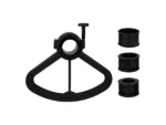 Springfield Pedestal Foot Rest f/2-7/8”, 3.5”, & 4” Posts