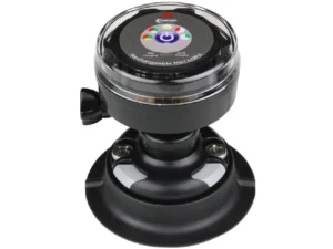 Lunasea Rechargeable Tri-Color Portable Navigation Light w/RailBlaza Quikport Mount - Black