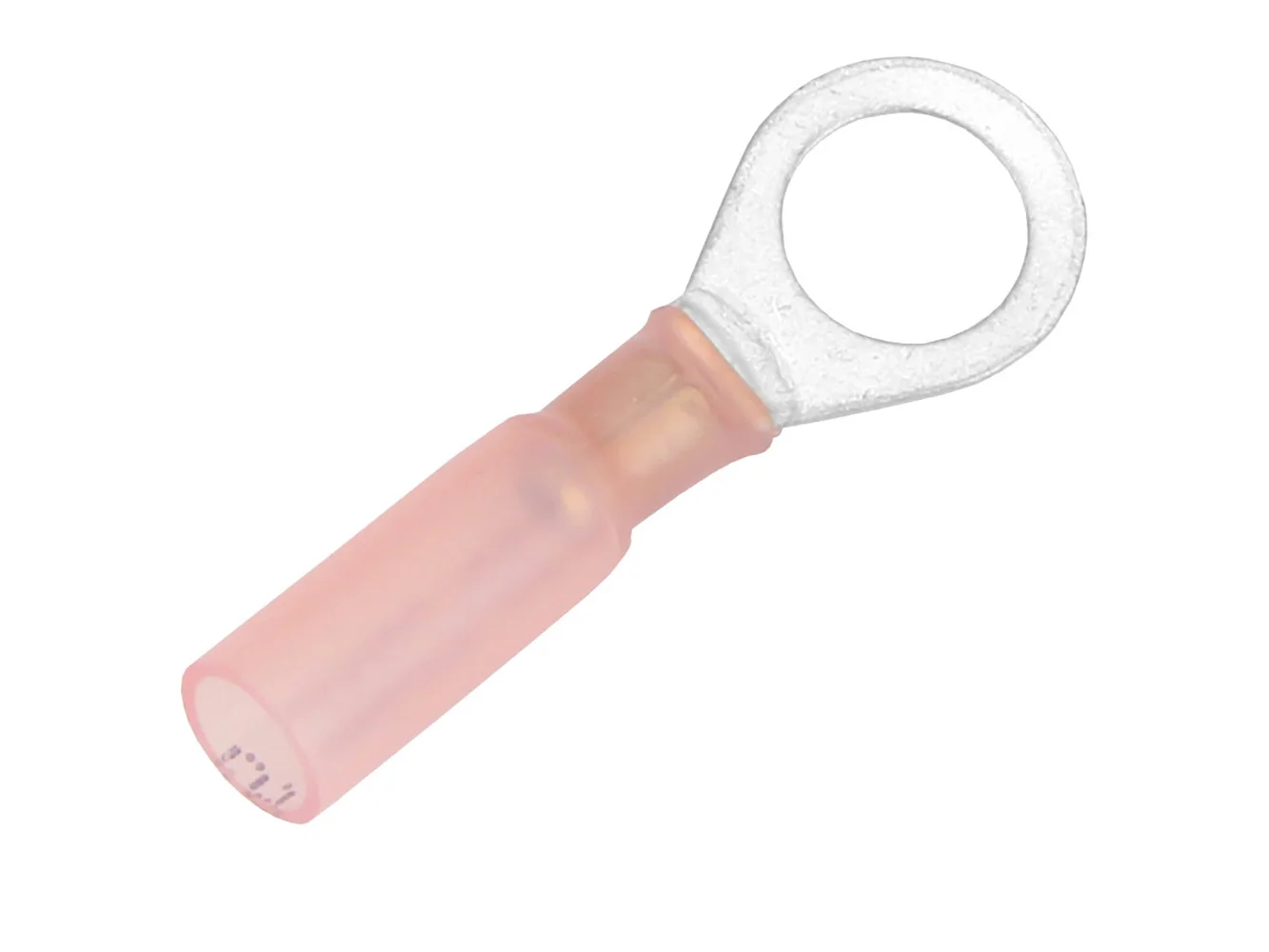 Pacer 22-18 AWG Heat Shrink Ring Terminal - 5/16" Stud Size - 25 Pack