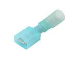 Pacer 16-14 AWG Fully-Insulated Male Disconnect Terminal - Blue - 25 Pack