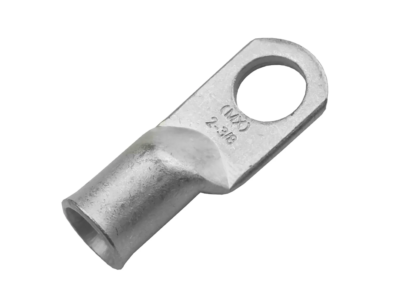 Pacer Tinned Lug 2 AWG - 3/8" Stud Size - 10 Pack