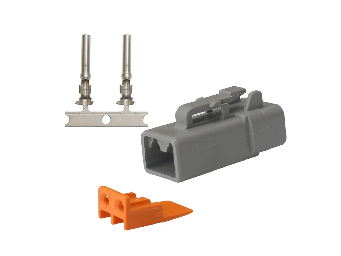 Pacer DTP Deutsch Plug Repair Kit - 14-12 AWG (2 Position)