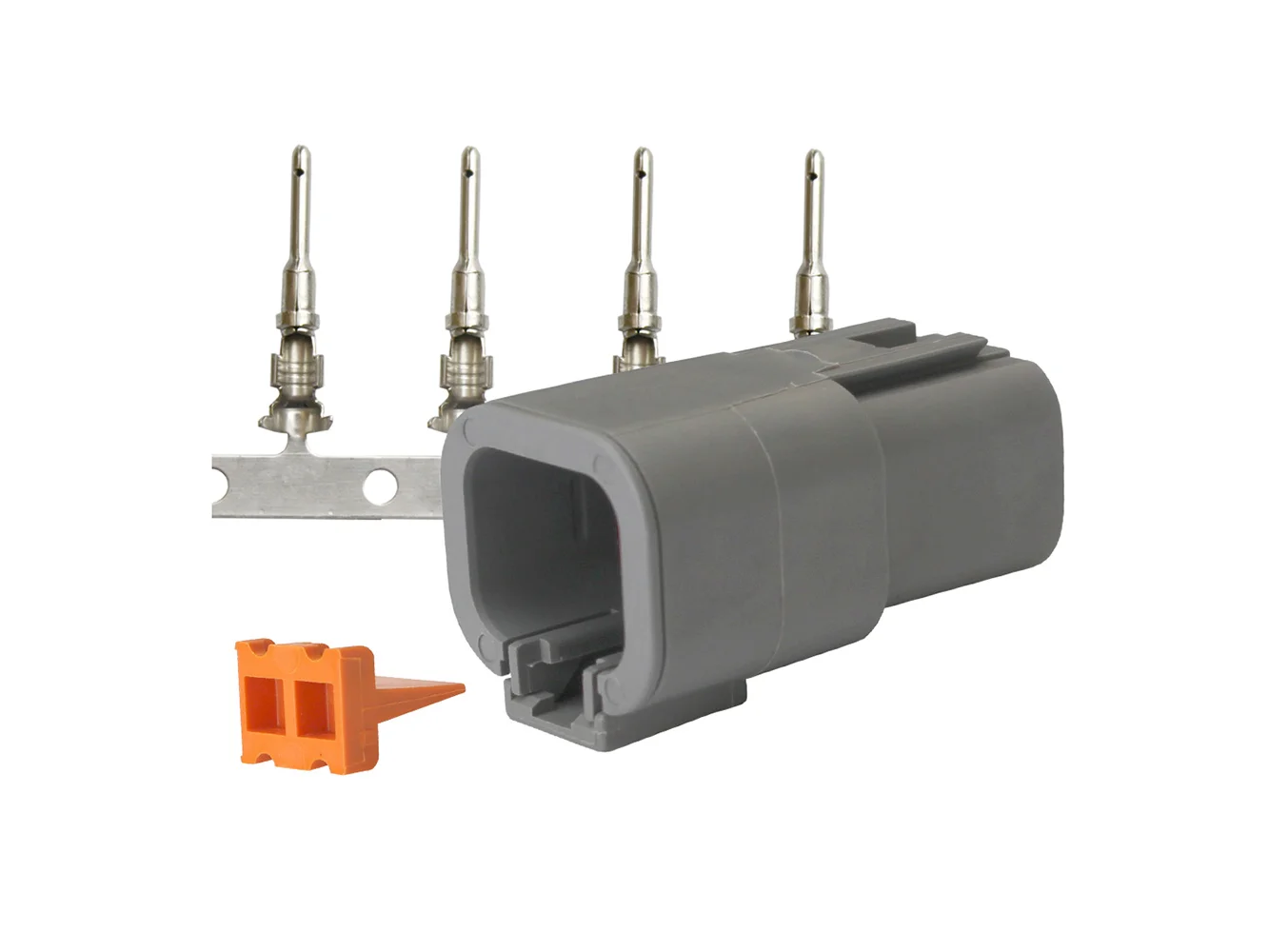 Pacer DTP Deutsch Receptacle Repair Kit - 14-12 AWG (4 Position)