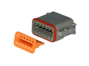 Pacer Deutsch DT Plug & Wedge Lock Kit - 12 Position - 5 Pack