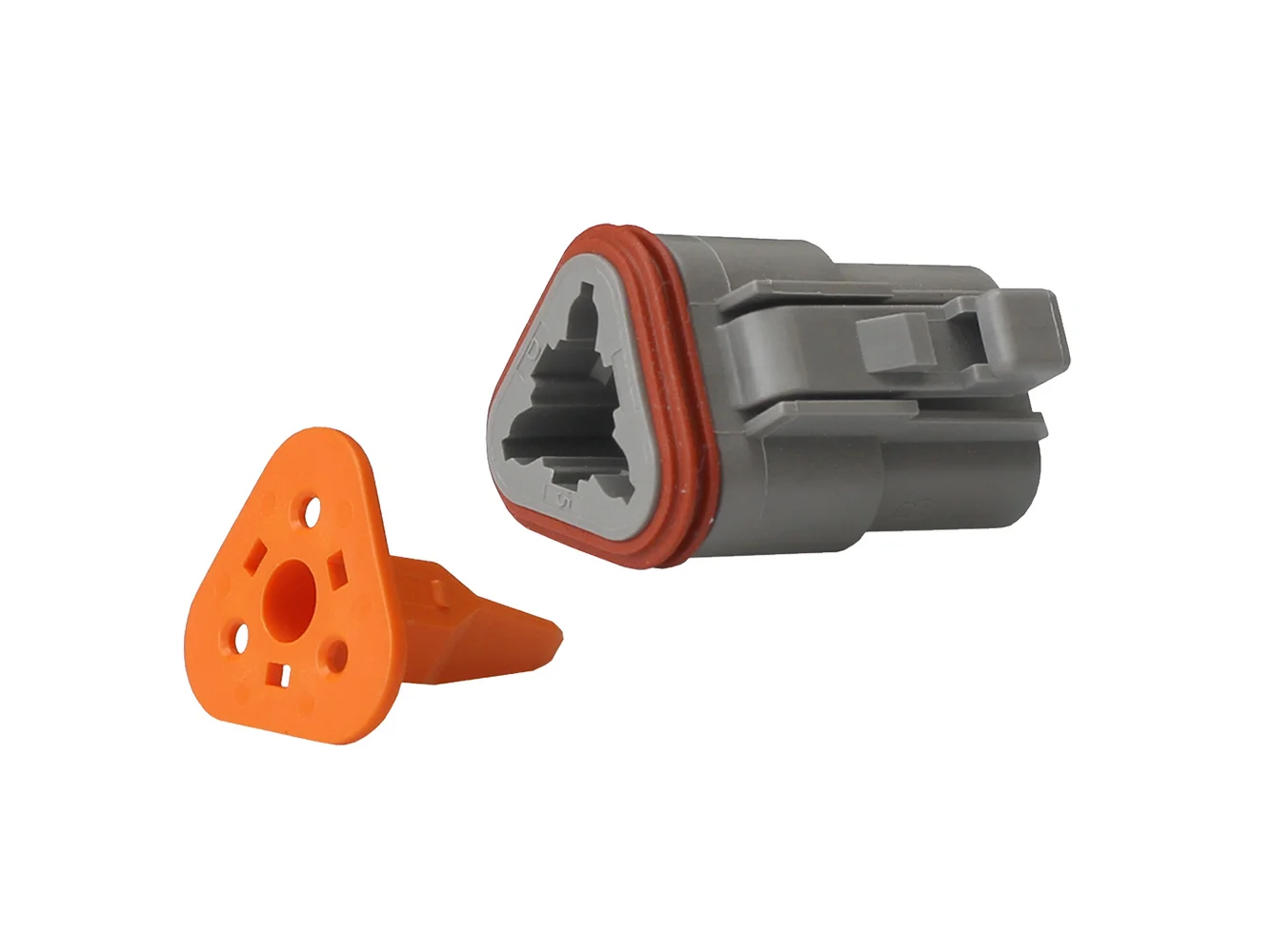Pacer Deutsch DT Plug & Wedge Lock Kit - 3 Position - 10 Pack