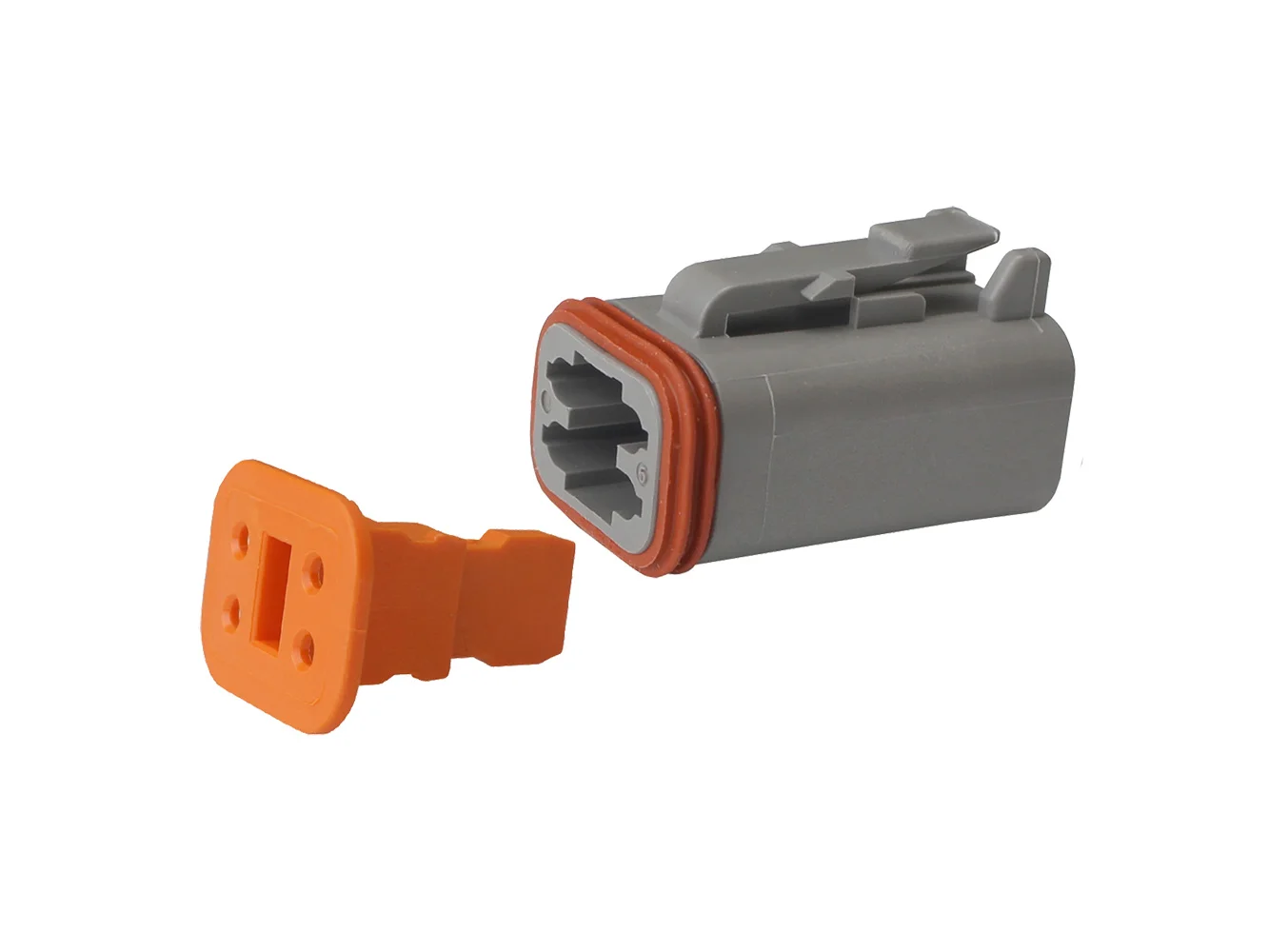 Pacer Deutsch DT Plug & Wedge Lock Kit - 4 Position - 10 Pack