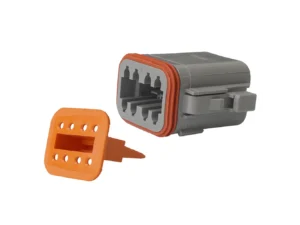 Pacer Deutsch DT Plug & Wedge Lock Kit - 8 Position - 5 Pack