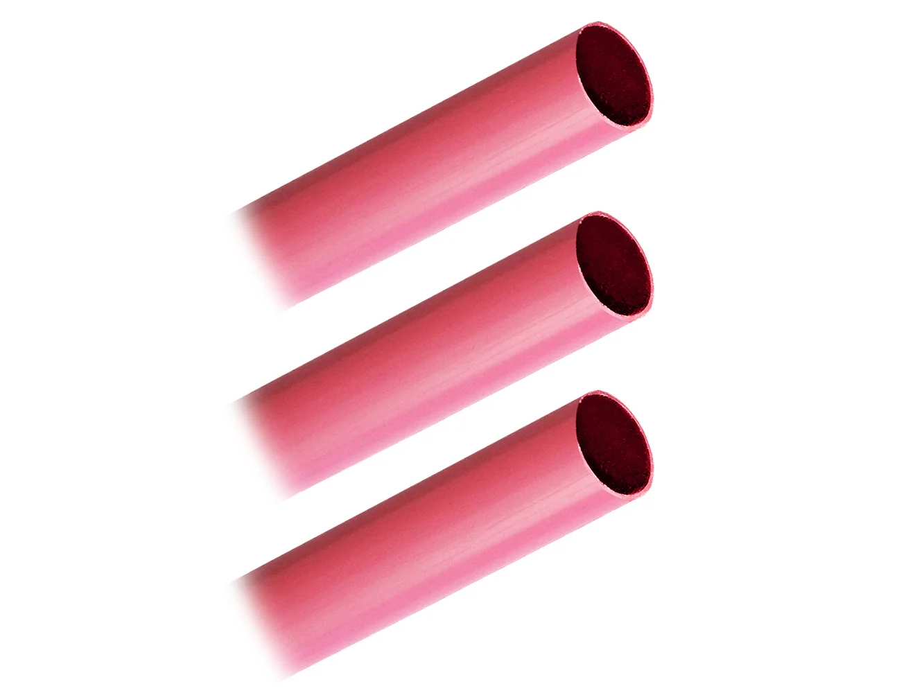 Pacer Battery Cable Heavy Wall Heat Shrink Tubing - 3/4" x 12" - Red (3-Pieces)