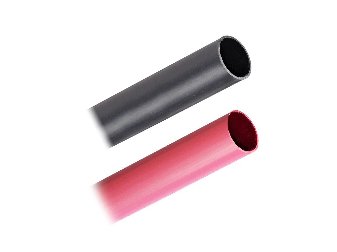 Pacer Battery Cable Heavy Wall Heat Shrink Tubing - 3/4" x 3" - Black/Red (2-Pieces Combo Pack)
