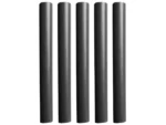 Pacer Battery Cable Heat Shrink Tubing - 1/2" x 12" - Black (5-Pieces)