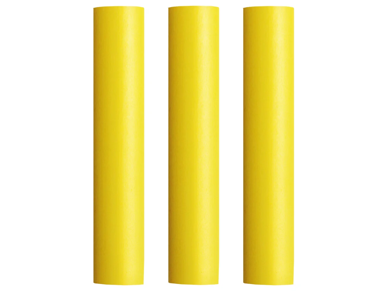 Pacer Battery Cable Heat Shrink Tubing - 1" x 12" - Yellow (3-Pieces)