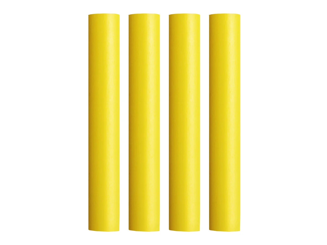 Pacer Battery Cable Heat Shrink Tubing - 3/4" x 12" - Yellow (4-Pieces)