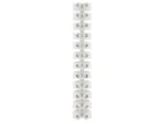 Pacer 40A Euro Style Terminal Block - 12 Positions - 5 Pack