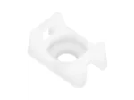Pacer Screw Down Cable Tie Mount - #8 Screw Mount Method - Natural Color - 100 Pack