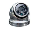 Iris Hi-Resolution Analog Mini Dome Camera - 316 Stainless Steel - CVBS - TVI - 3.6