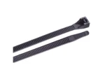 Ancor 8" UV Black Heavy Duty Cable Zip Ties - 100 Pack