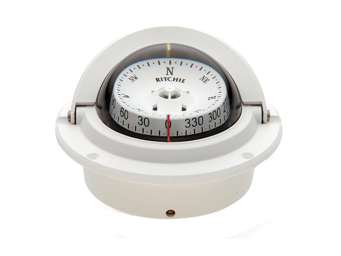 Ritchie F-83W Voyager Compass - Flush Mount - White
