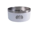 Toadfish Non-Tipping Dog Bowl - White
