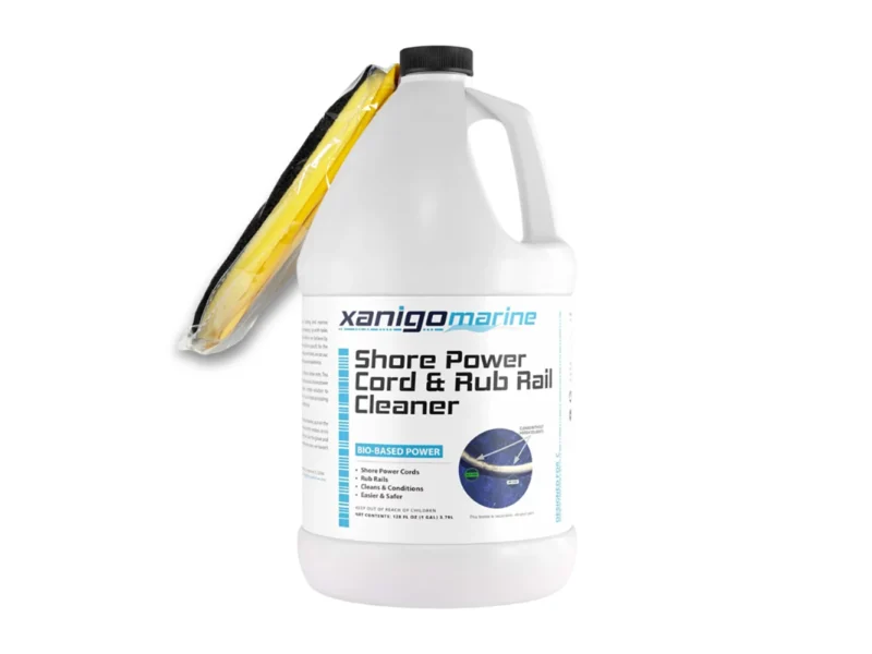 Xanigo Marine Shore Power Cord & Rub Rail Cleaner w/Glove - 1 Gallon