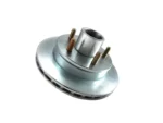 Load Rite Rotor Complete Kit Vented 9.75" Integral, No Grease 5 Stud Dacromet Finish Knott