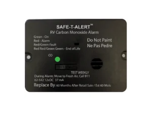 Safe-T-Alert 62 Series Carbon Monoxide Alarm - 12V - RV Flush Mount - Black